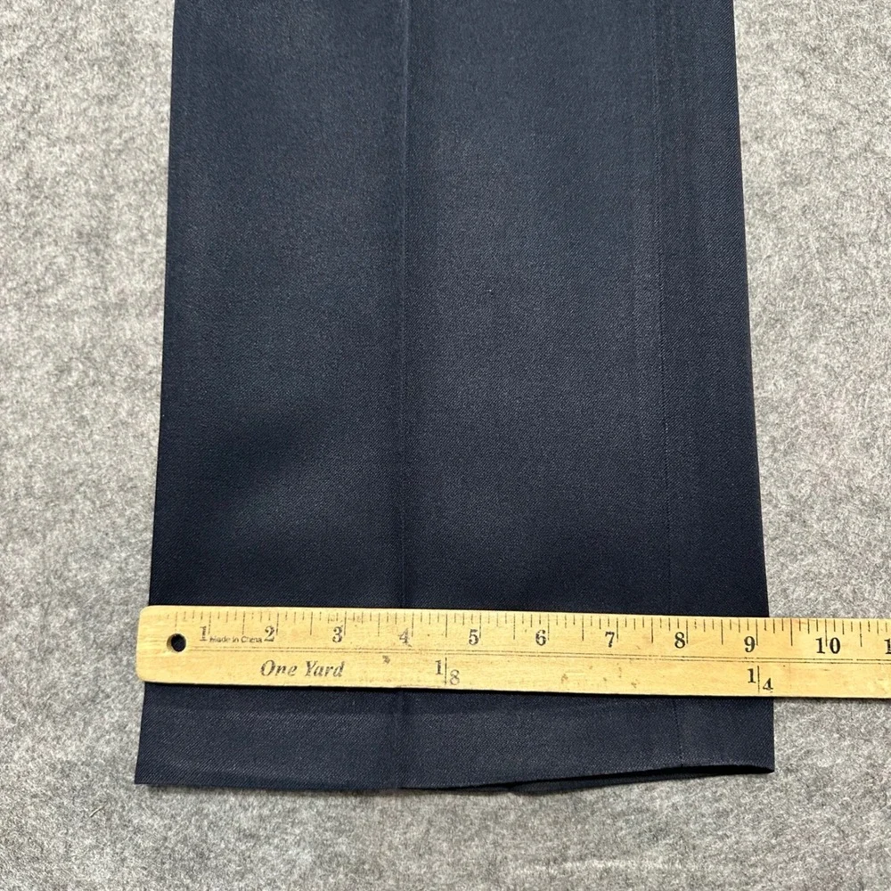 Vintage Levis Action 70s Slacks Men 40x32 Navy Dress Pants Trousers Flat Front